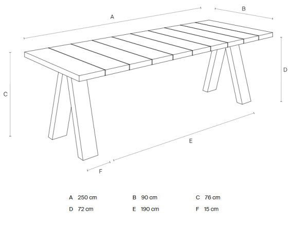Mesa Comedor Exterior ‘Natasha’