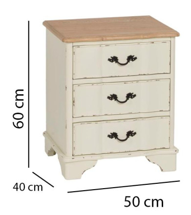 Mesita de Noche de Madera ‘Mosse’