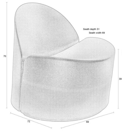 Lounge chair 'Bloom'