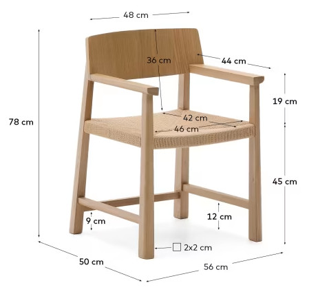 Idun' Wooden Dining Chair'