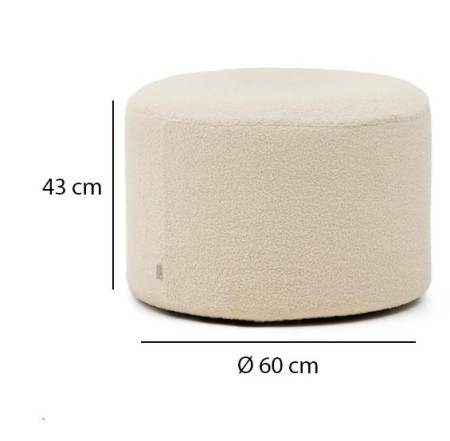 Kaeli' Footrest with removable teddy bear covers'