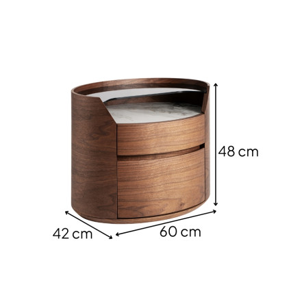 Bedside table 'Vialle'