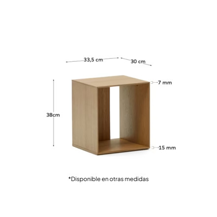 Oak 'Litto' Shelf Module'