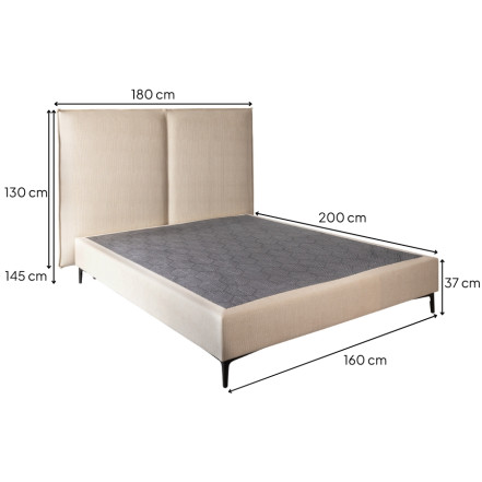 Cabecero y Base Tapizada ‘Hendriks’