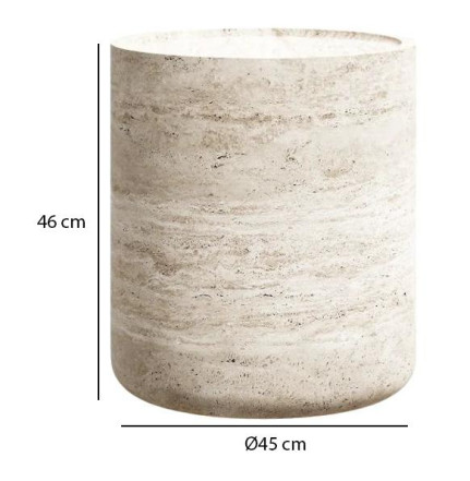 Mesa Auxiliar Redonda Maze