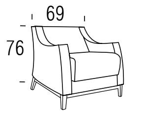 Sillón Respaldo Bajo ‘Árdennes’