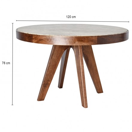 Mesa Comedor Rendonda Piedra ‘Popa’