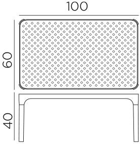 Mesa Auxiliar de Exterior ‘Net 100’