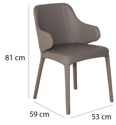 Wanda' Leather Chair
