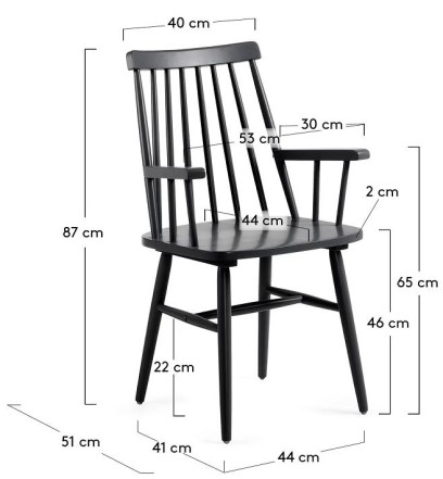 Silla de Comedor con Reposabrazos ‘Tressia’