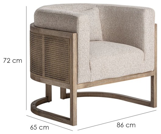 Sillón de Madera de Fresno ‘Lepretre’