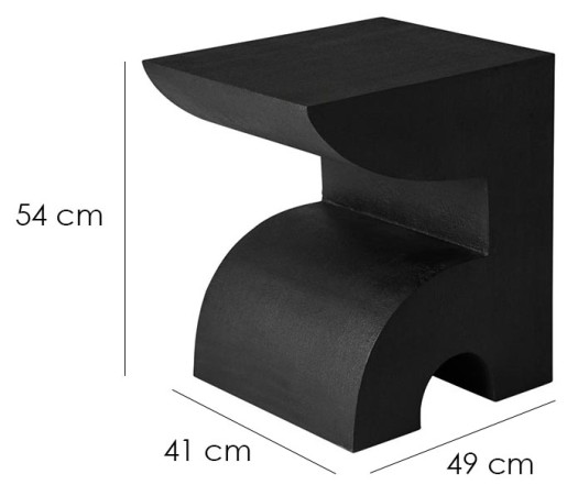 Mesa Auxiliar Negra ‘Paillard’